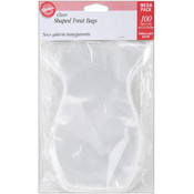 Shaped Treat Bags 100/Pkg-Clear