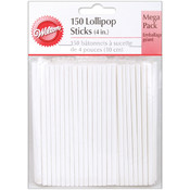 Lollipop Sticks 150/Pkg-4"