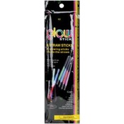 Glow Stick Straws 6/Pkg-Assorted Neon Colors