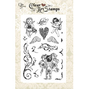Crafty Secrets Clear Art Stamp Medium 6"X4" Sheet-