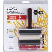 Speedball Pop-In Roller Brayer Kit-Foam, Rubber, H
