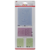 Sizzix Textured Impressions Embossing Folders 4/Pk