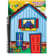 Crayola 3D Color &amp; Play Doll House Coloring Book-