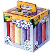 Crayola Sidewalk Chalk-20/Pkg