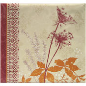 Black Cherry Dandelion Postbound Album 12"X12"-