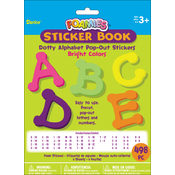 Foam Pop-Out Sticker Book 498/Pkg-Dotty Alphabet-B