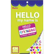 Velvet Sticker Book-Hello My Name Is-436 Stickers