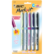 Bic Mark-It Permanent Markers Ultra Fine Point