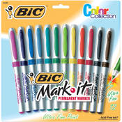 Bic Mark-It Permanent Markers Ultra Fine Point
