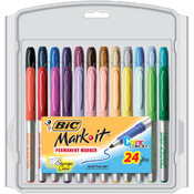 Bic Mark-It Permanent Markers Fine Point