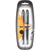 Bic Triumph Roller Pen Fine Point 2/Pkg-Black