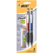 Bic A1 Mechanical Pencil .7mm 2/Pkg-Red/Blue
