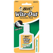 Bic Wite Out Extra Coverage Correction Fluid