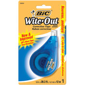 Bic Wite Out EZ Correct Tape-1/6"X39.3'