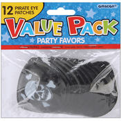 Party Favors 12/Pkg-Pirate Eye Patch