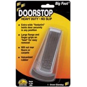 Heavy Duty No Slip Doorstop 4.75"X2"X1.25"-Brown