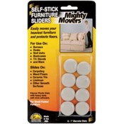 Mighty Movers Self-Stick Furniture Sliders -Beige