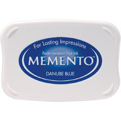 Memento Full Size Dye Inkpad-Danube Blue