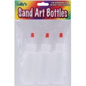 Sand Art Bottles 2 Ounces 3/Pkg-Clear
