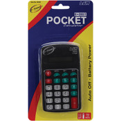 Pocket Calculator 8-Digit 2.25"X4.25-Battery Power