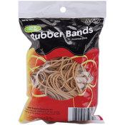 Rubber Bands .25 Pound-Assorted Sizes-Tan