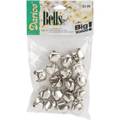 Jingle Bells .875" 18/Pkg-Silver
