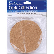 Cork Collection-4"X4"X3mm Disk