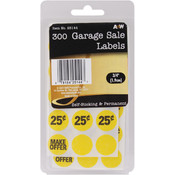 Labels-Garage Sale .75" 300/Pkg