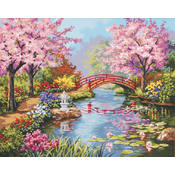 Paint By Number Kit 20"X16"-Japanese Garden