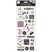 MAMBI Specialty Stickers 5"X12" Sheet-Girls Night