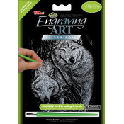Mini Silver Foil Engraving Art Kit 5"X7"-Prowling