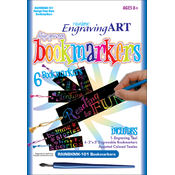 Rainbow Engraving Art Bookmarks-
