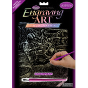 Holographic Engraving Art Kit 8"X10"-Motorcycle Ra