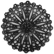 Blue Moon Madame Delphine's Metal Pendant-Round Sc