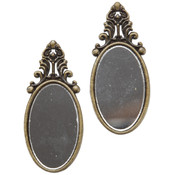 Blue Moon Madame Delphine's Metal Pendants-Oval Mi