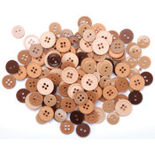 Favorite Findings Basic Buttons Assorted Sizes 130
