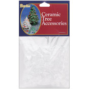 Ceramic Christmas Tree Bulb .625" 100/Pkg-Flame-Cl