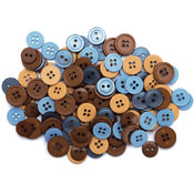 Favorite Findings Basic Buttons Assorted Sizes 130