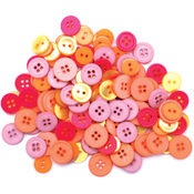 Favorite Findings Basic Buttons Assorted Sizes 130