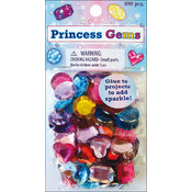 Colorful Gems-Princess 100/Pkg