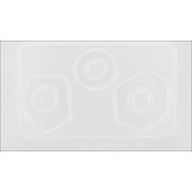 Resin Jewelry Reusable Plastic Mold 3.5"X4.5"-3 Sm