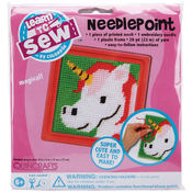 Unicorn Learn To Sew Needlepoint Kit