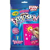 Crayola Color Explosion Mini Fun Pack-Neon