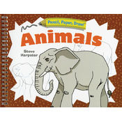 Sterling Publishing-Pencil Paper Draw-Animals