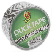 Patterned Duck Tape 1.88" Wide 10 Yard Roll-Zebra