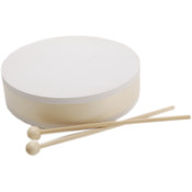 Musical Instrument-Drum &amp; Sticks (Unpainted) 7.875
