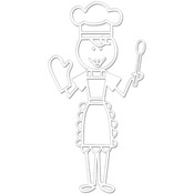 Me &amp; My Peeps Family Auto Decal 3"x4.25"-Cooking M