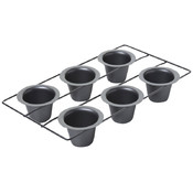 Gourmet Ware Popover Pan 6 Cavity-16"X9-1/2"