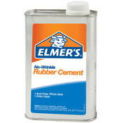 Elmer's No Wrinkle Rubber Cement-16 Oz s