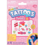 Foam Tattoos Jewelry Kit 41 Pieces/Pkg-Sweets
